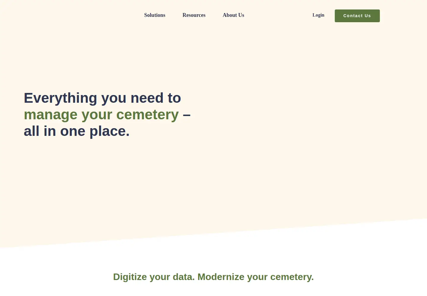 Screenshot of webcemeteries.com