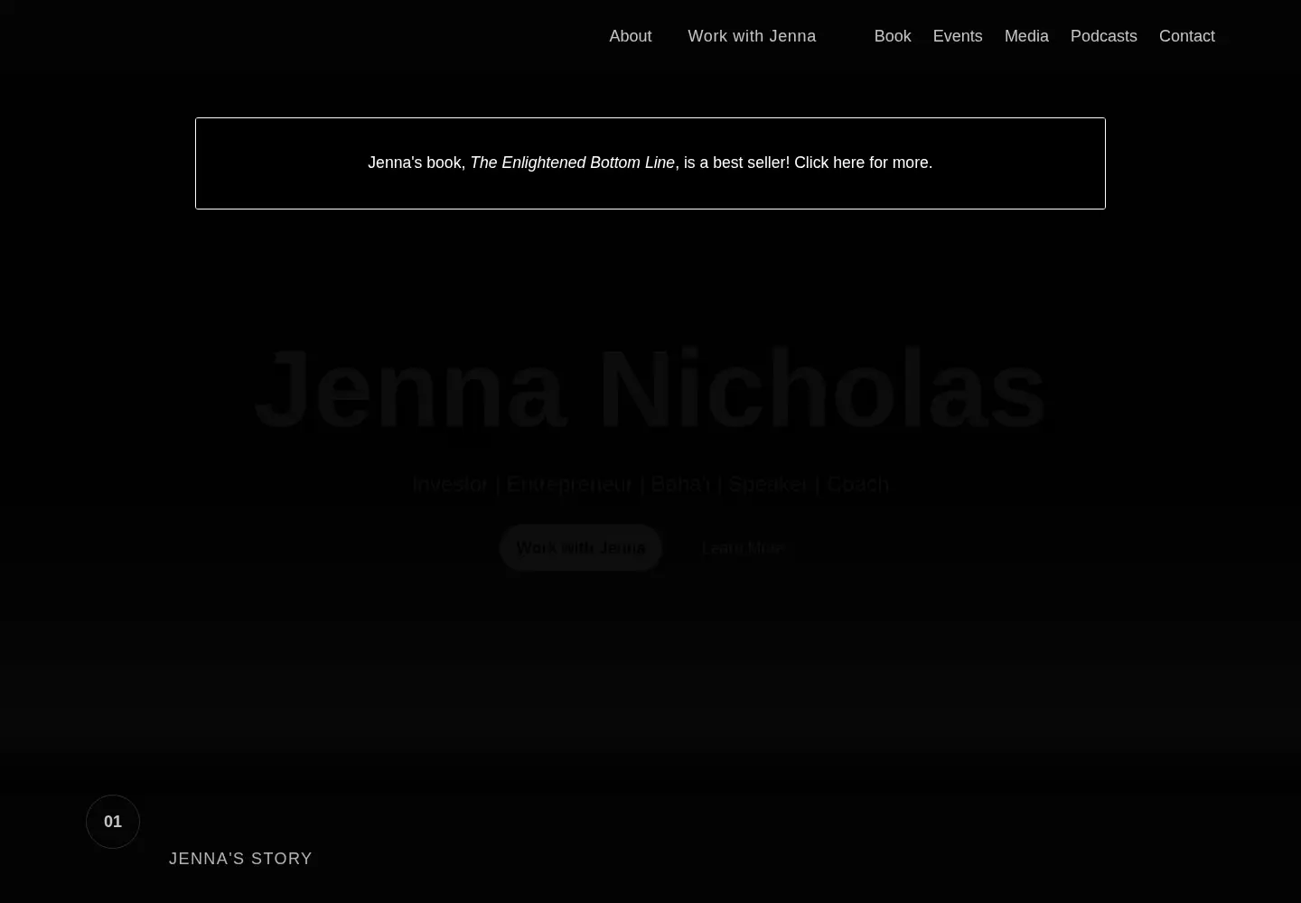 Screenshot of jenna-nicholas.com