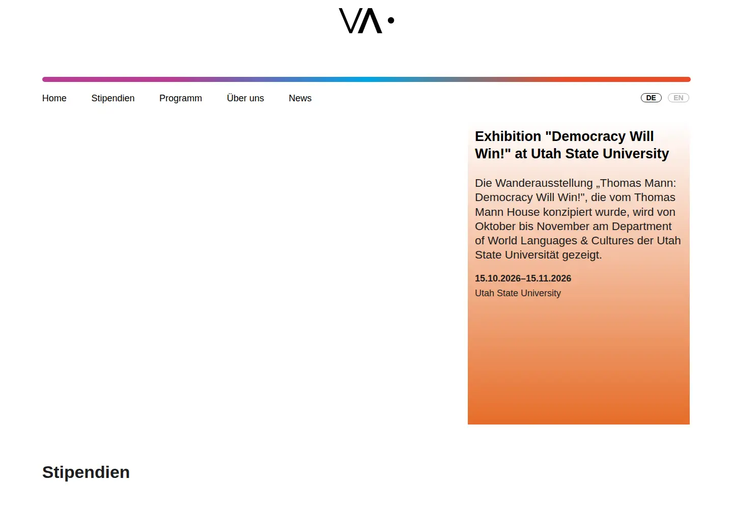 Screenshot of villa-aurora.org