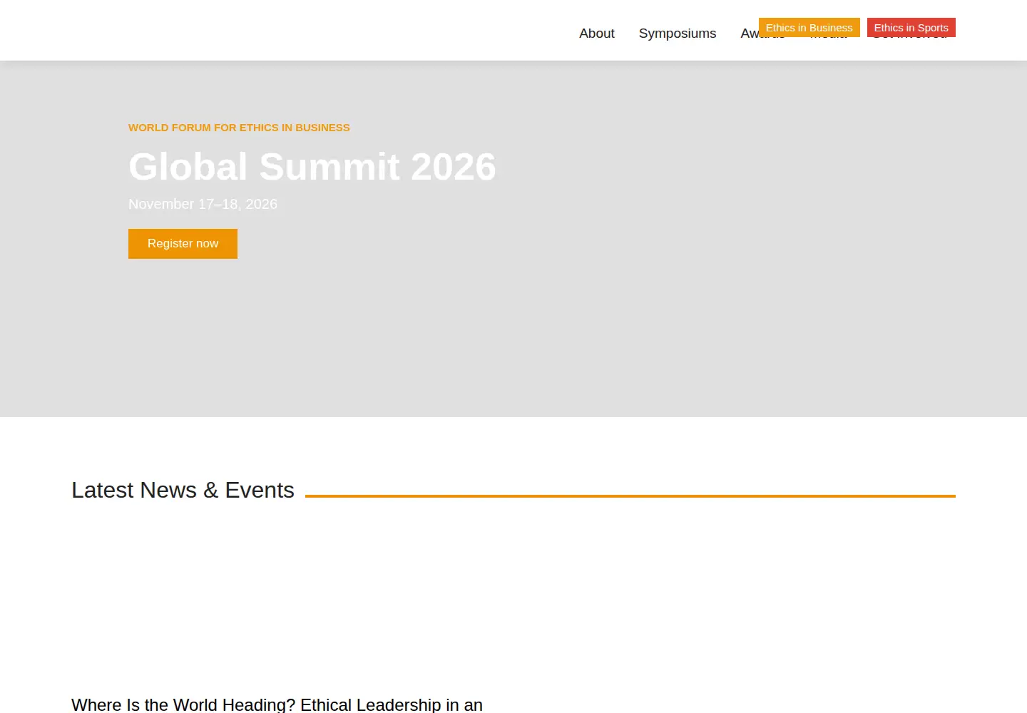 Captured homepage of wfeb.org in the current scan