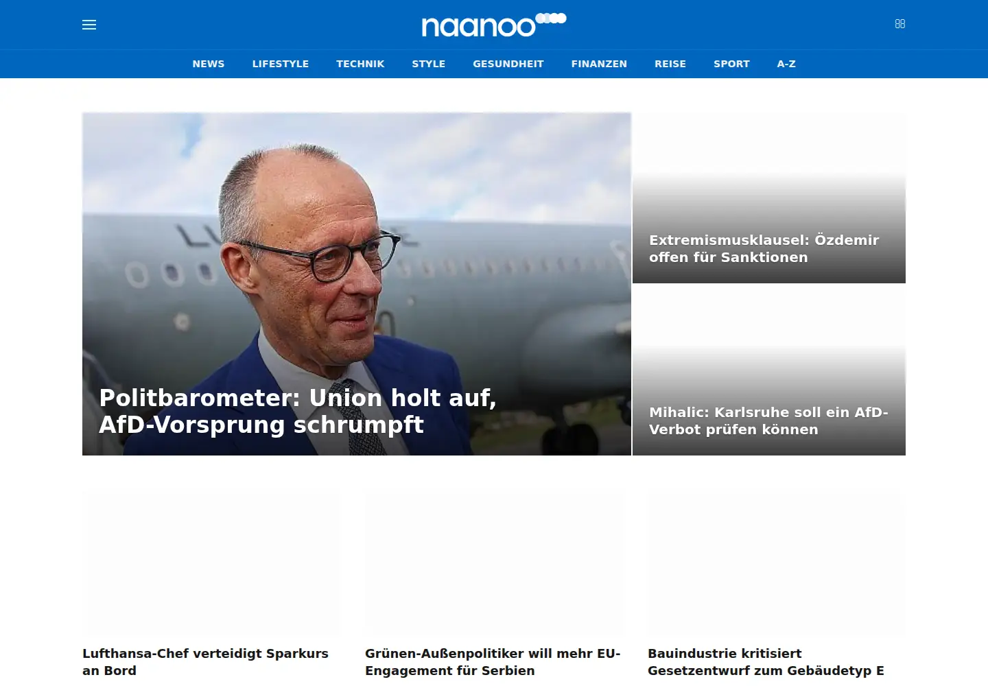 Screenshot of naanoo.com