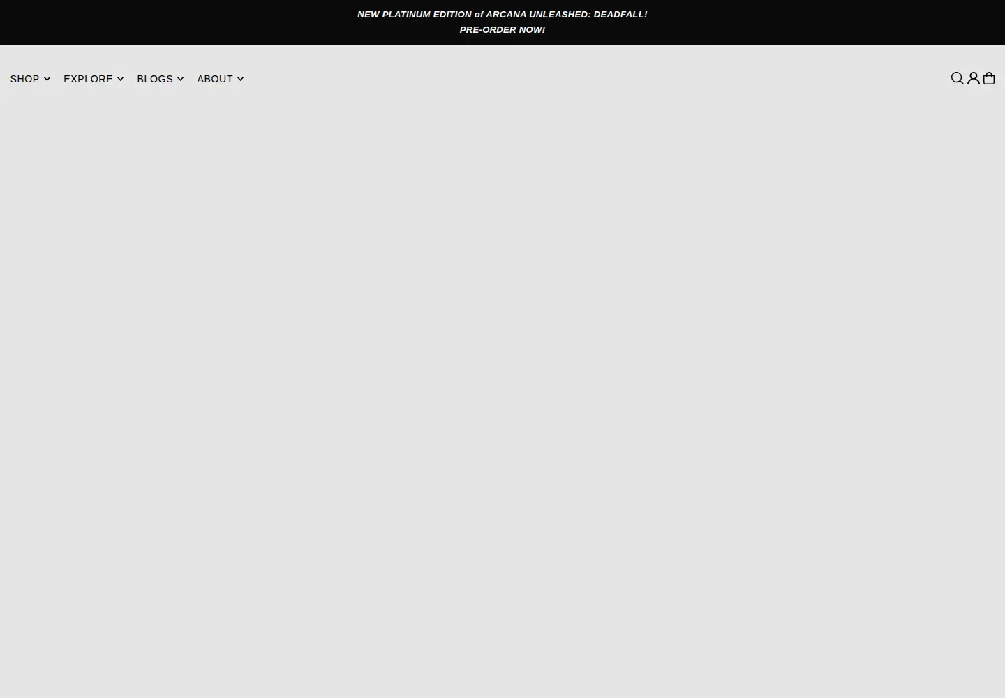 Captured homepage of beadleandgrimms.com in the current scan