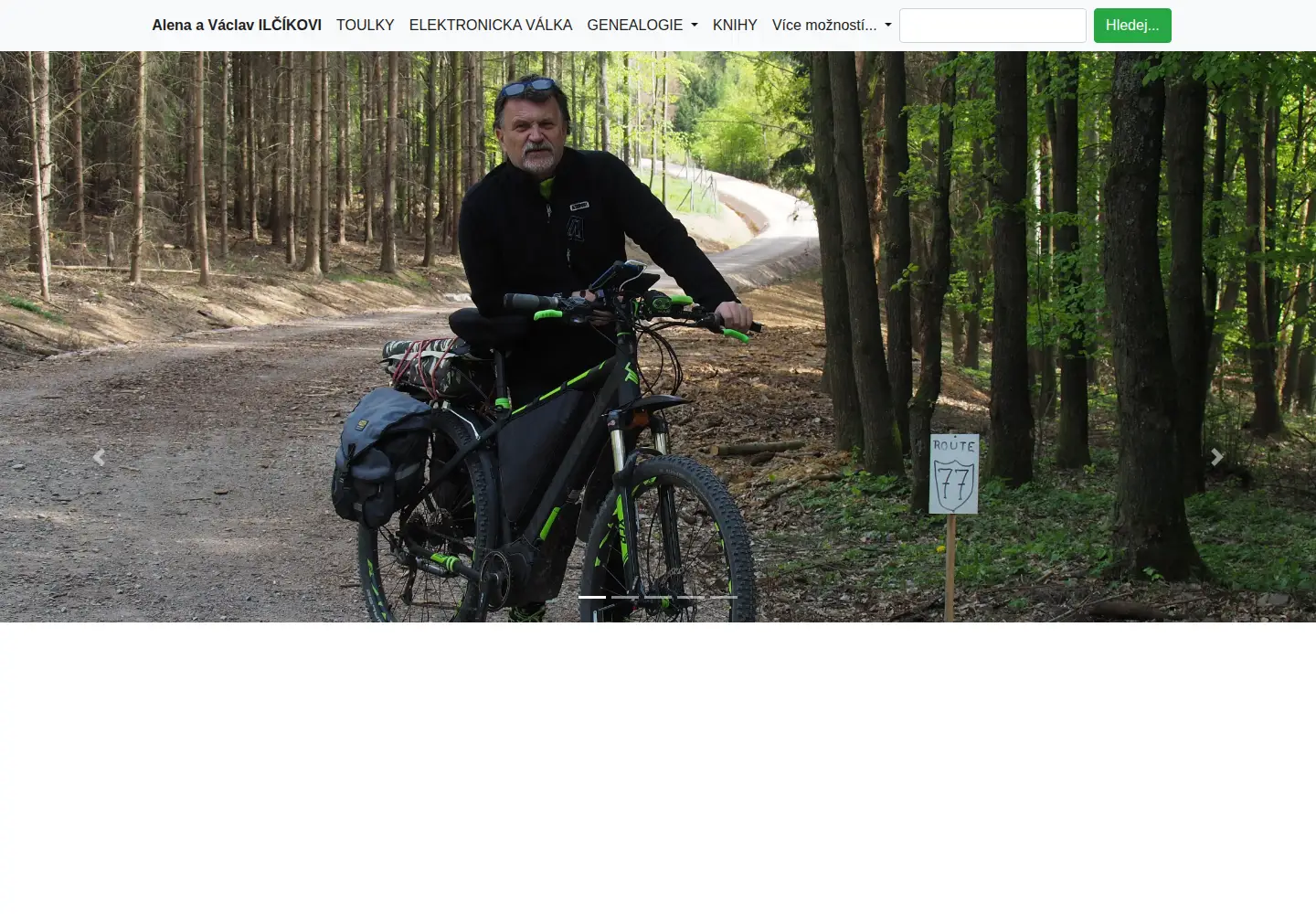 Captured homepage of ilcik.cz in the current scan