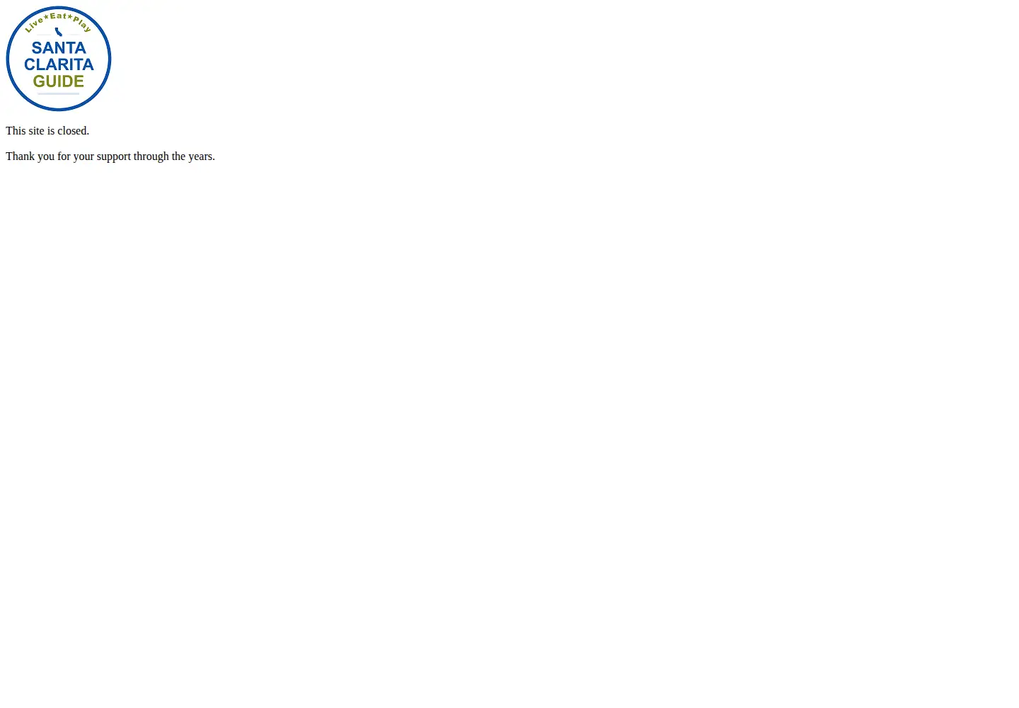 Screenshot of santaclaritaguide.com