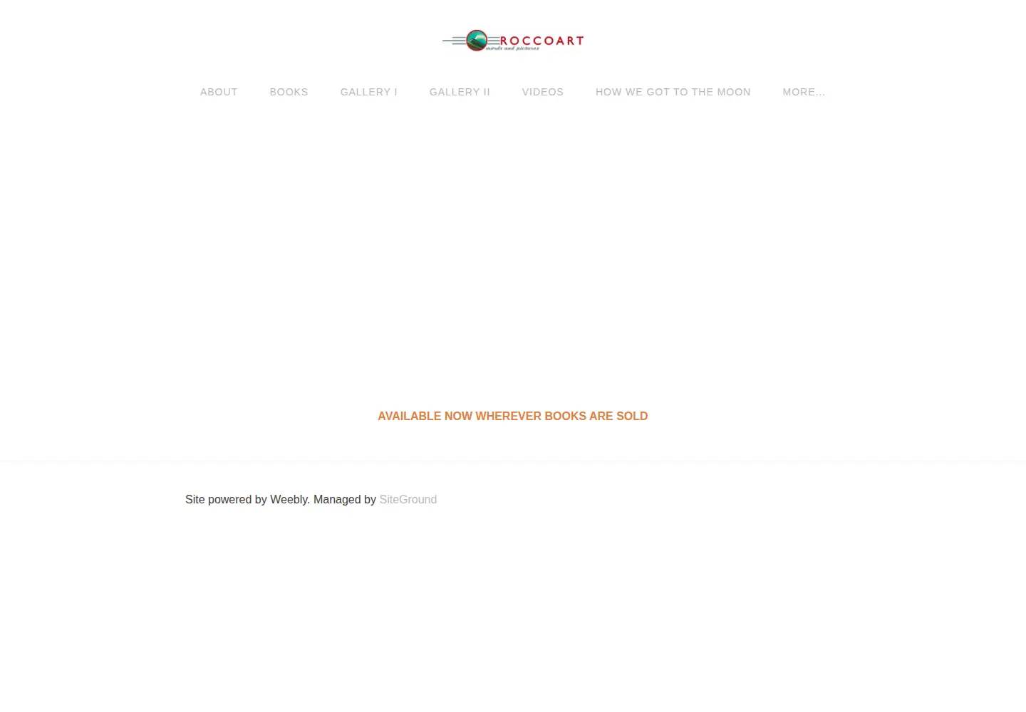 Screenshot of roccoart.com