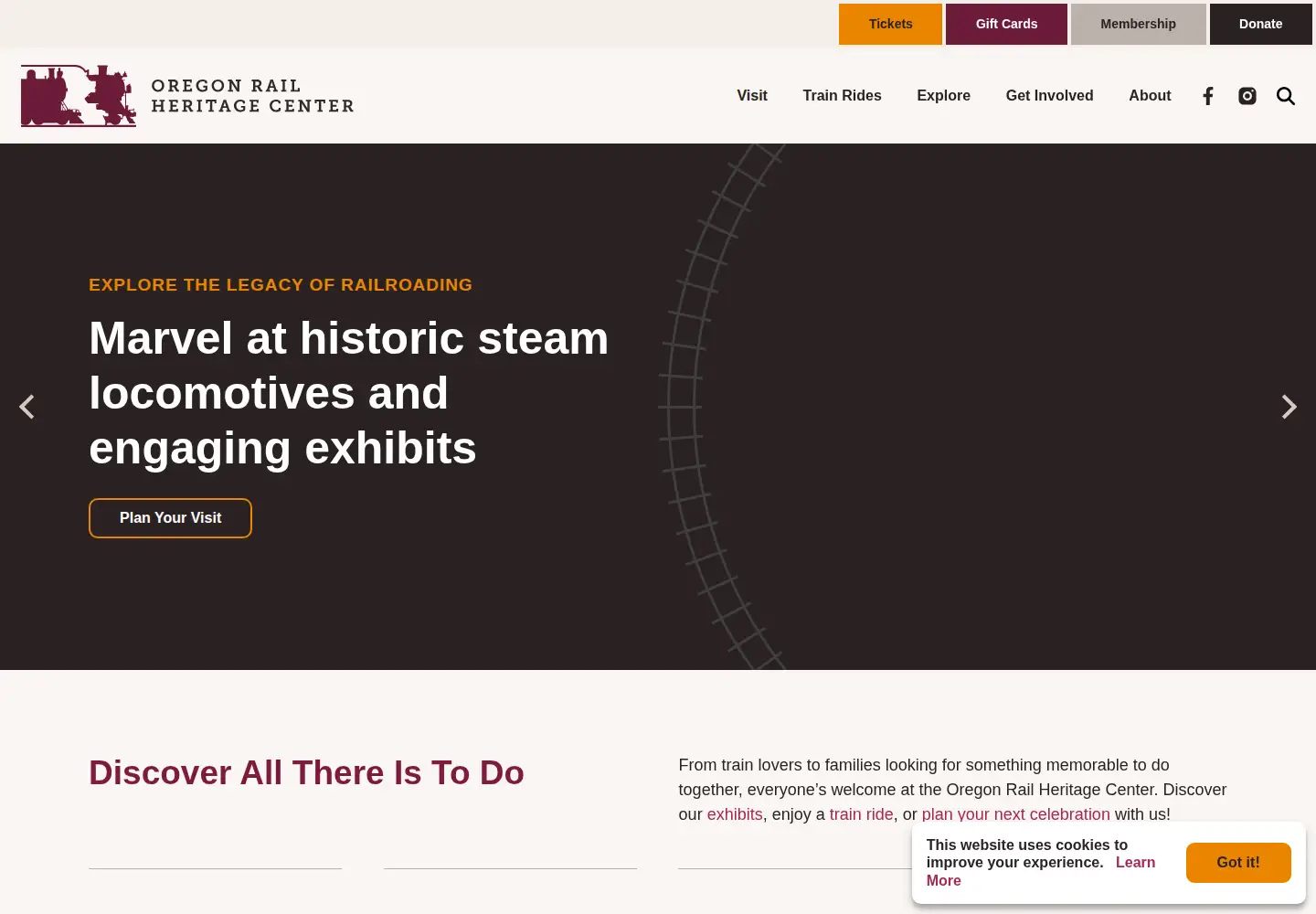 Captured homepage of orhf.org in the current scan