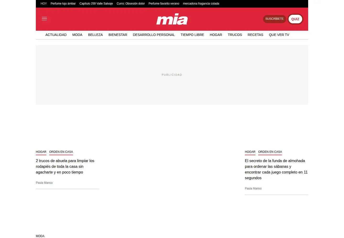 Screenshot of miarevista.es