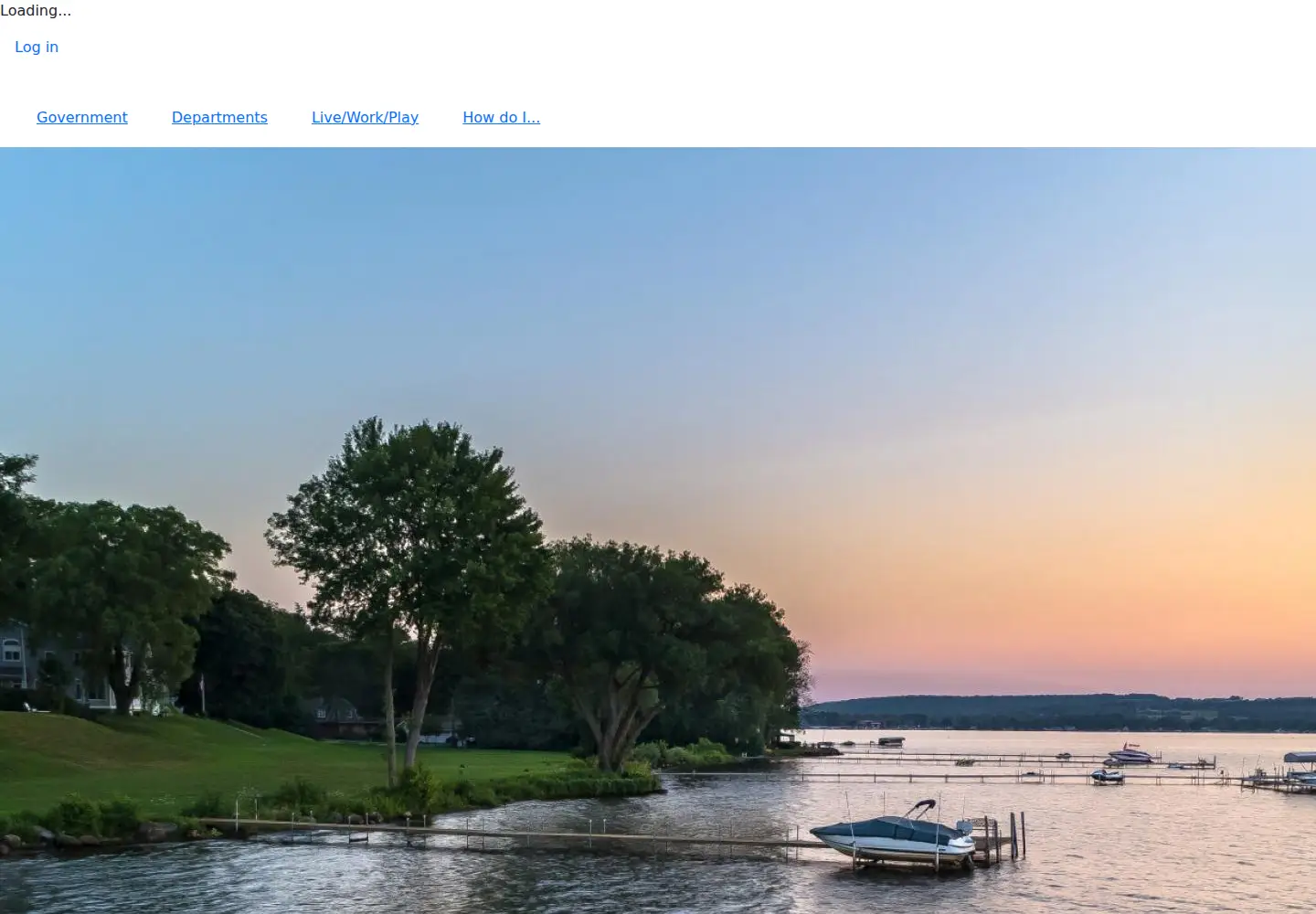Captured homepage of chautauqua.ny.us in the current scan