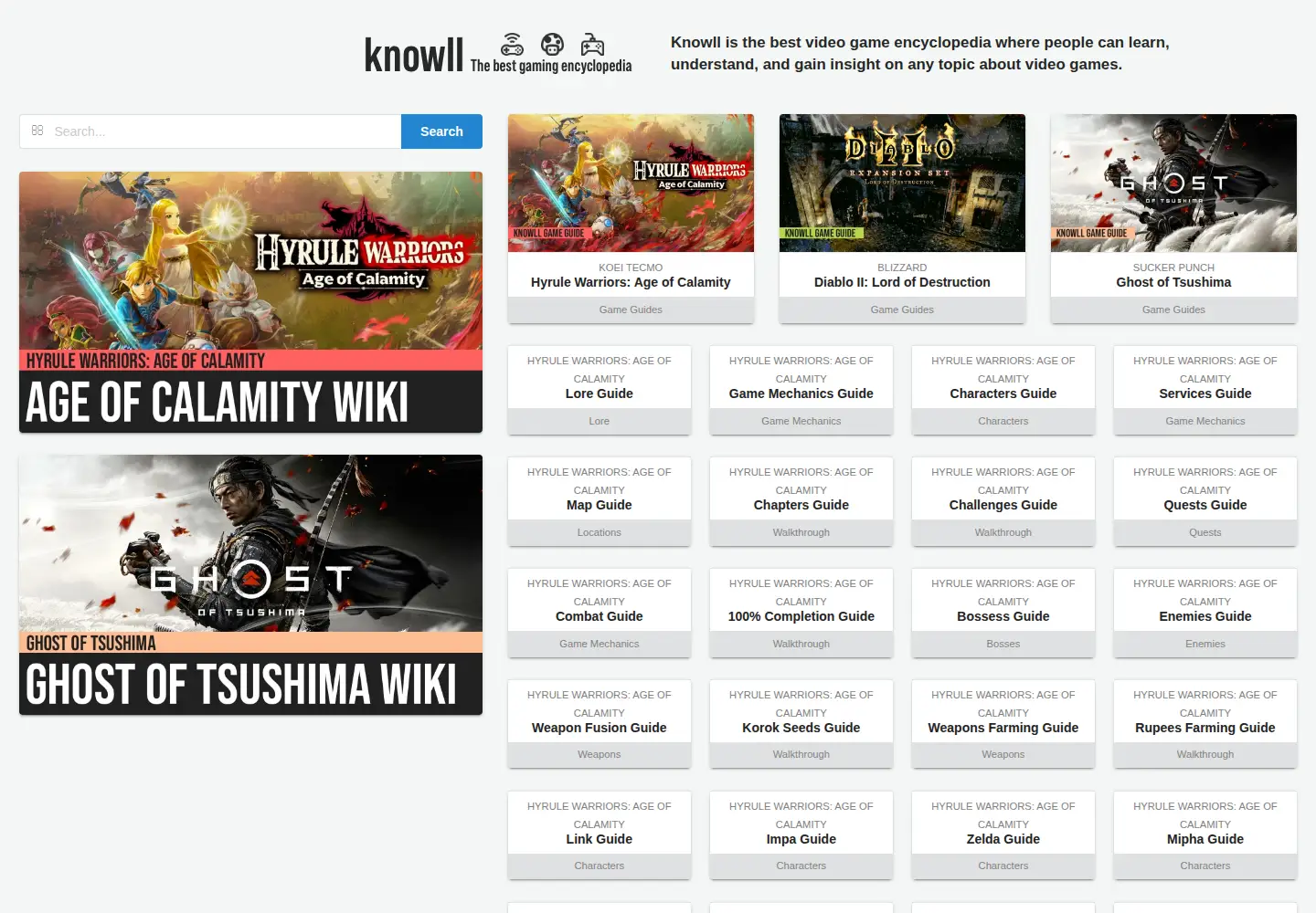 Captured homepage of knowll.com in the current scan