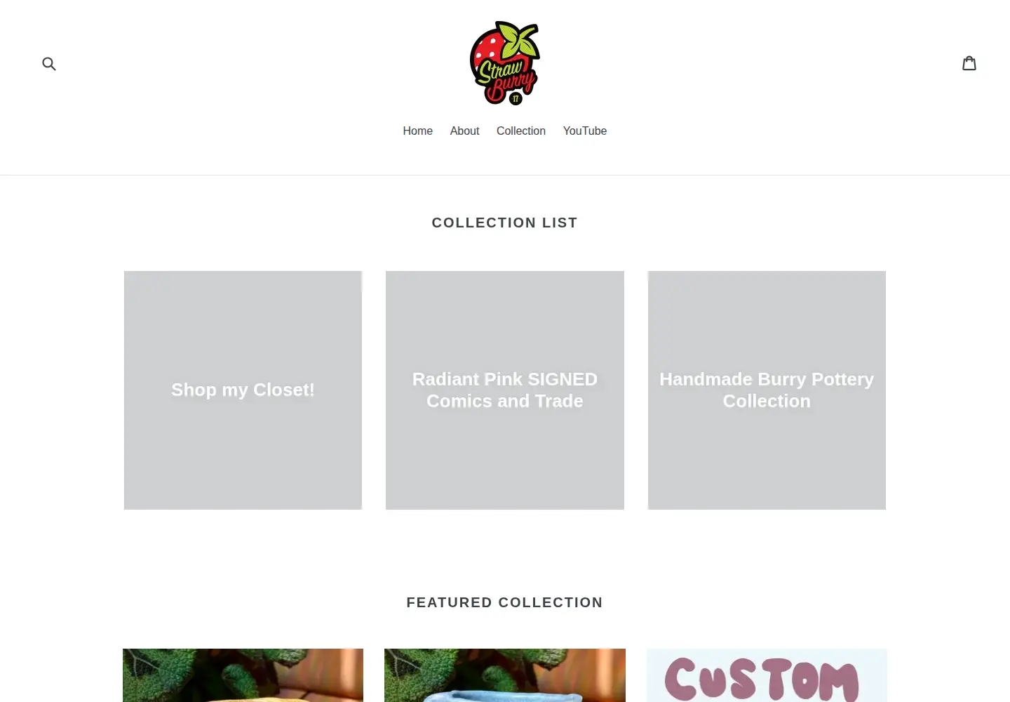 Screenshot of strawburry17.com