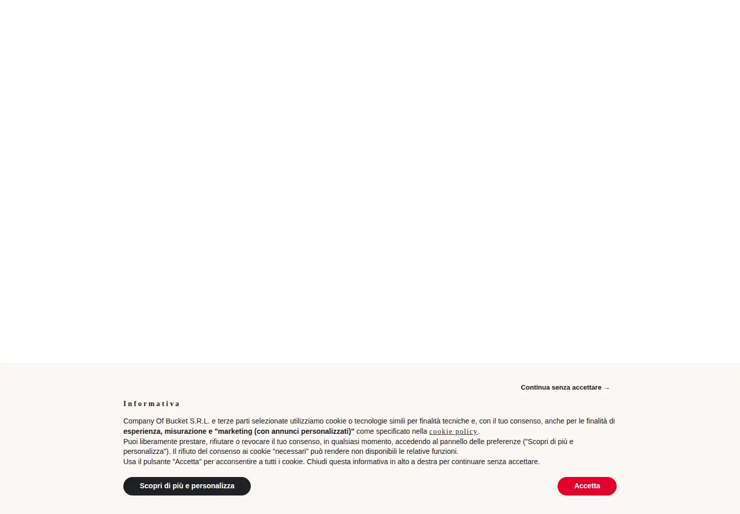 Captured homepage of kfc.it in the current scan