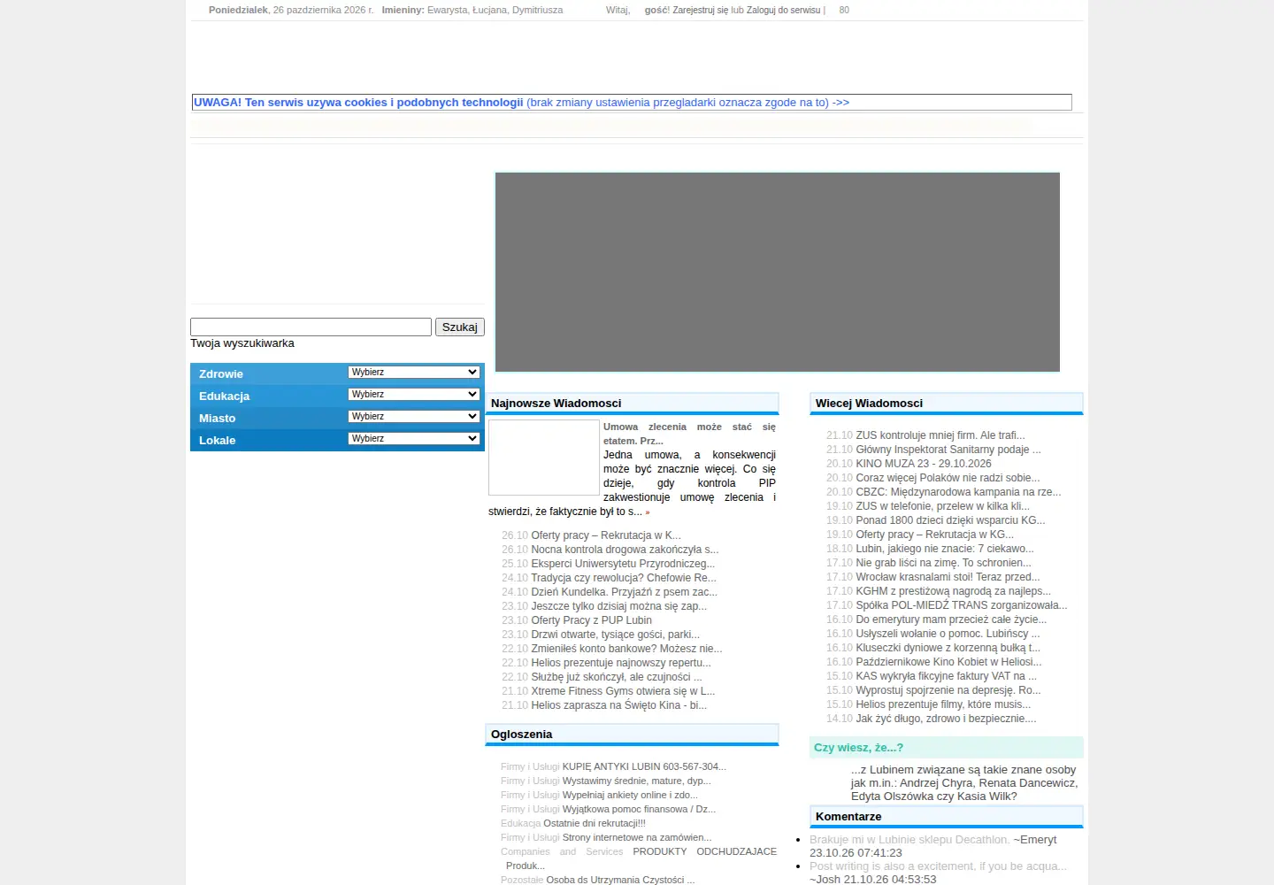 Screenshot of elubin.pl