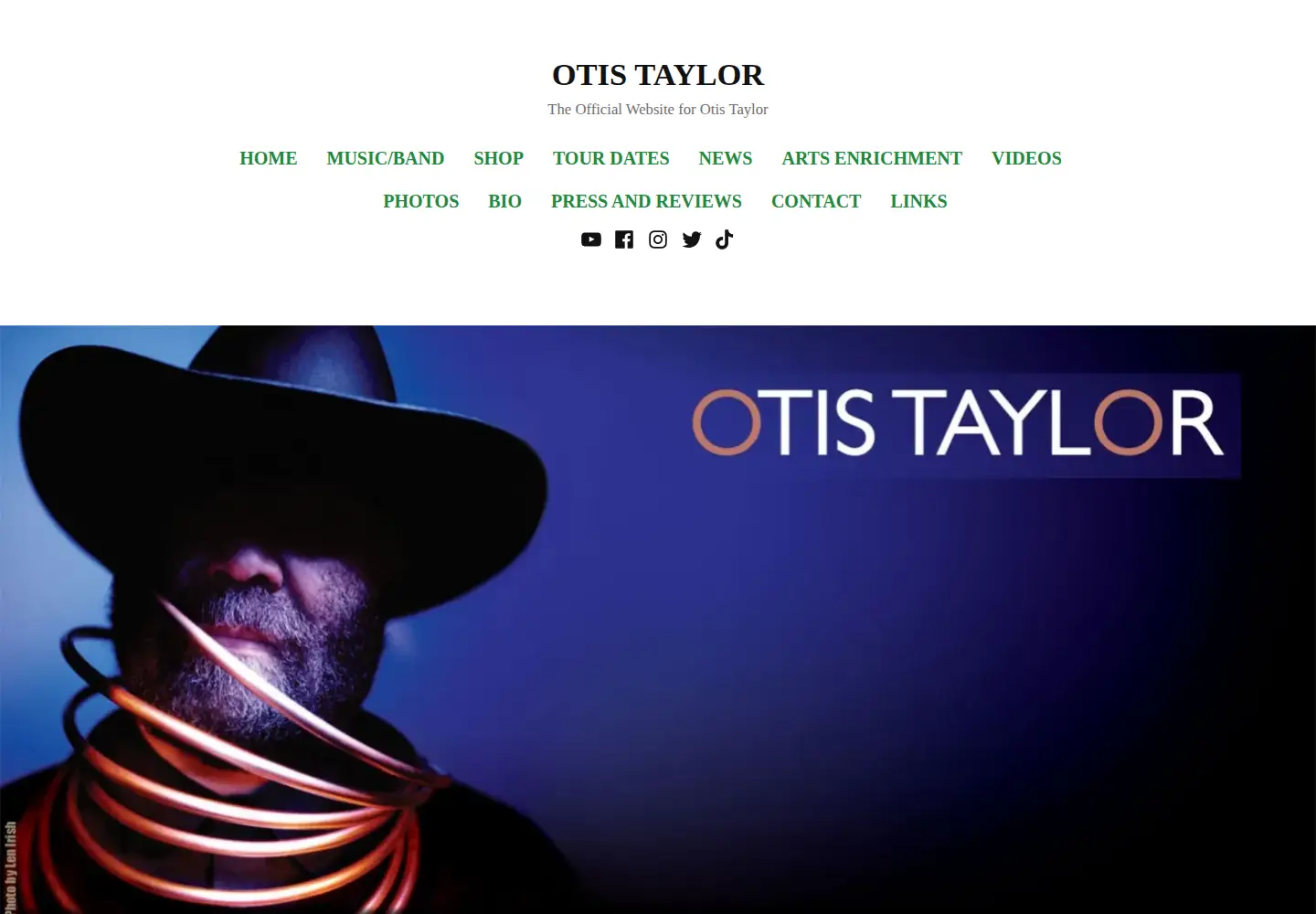 Screenshot of otistaylor.com