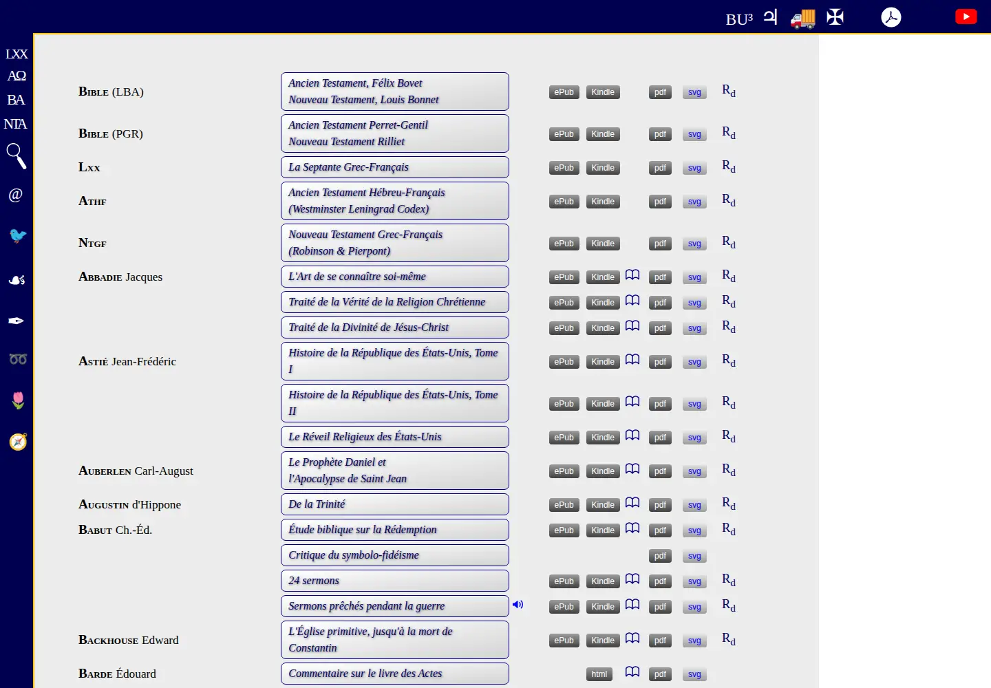 Screenshot of theotex.org
