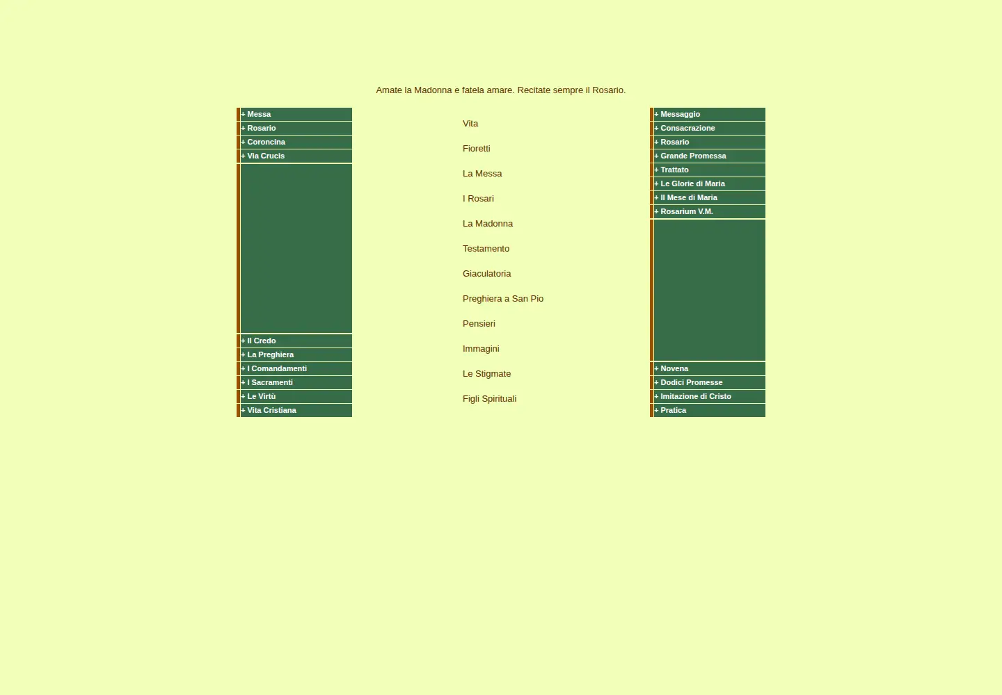 Screenshot of sanpiodapietrelcina.org