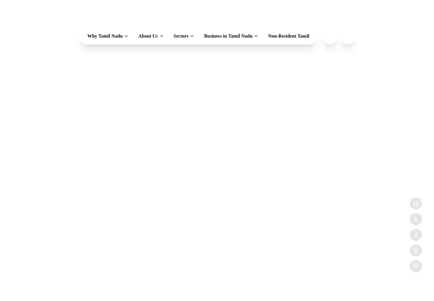 Captured homepage of investingintamilnadu.com in the current scan