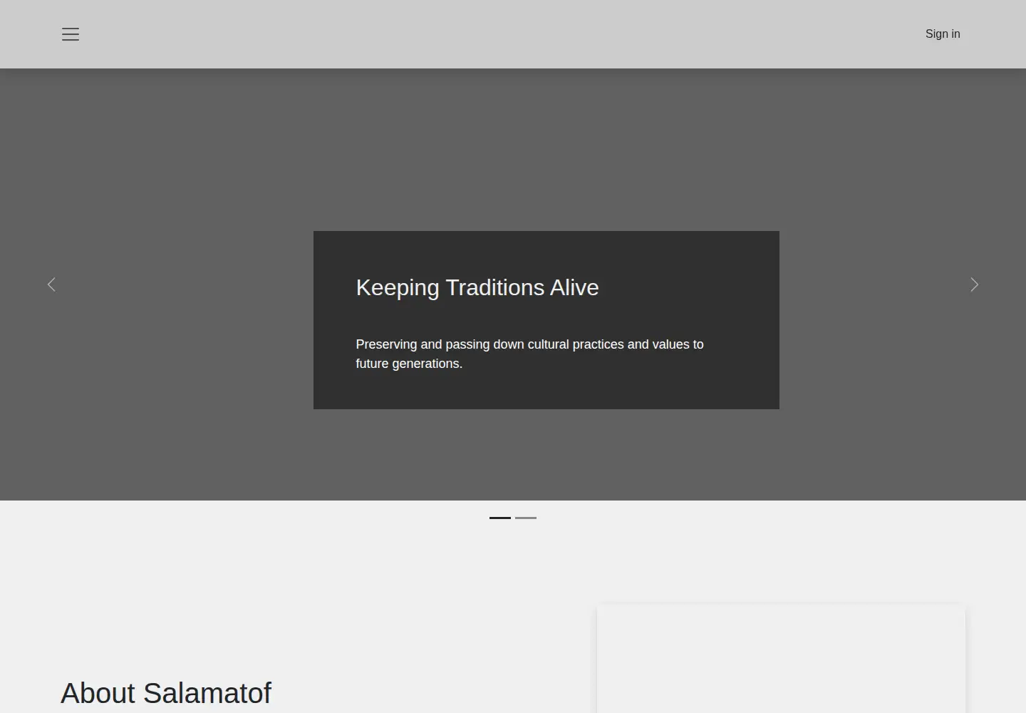 Screenshot of salamatof.com