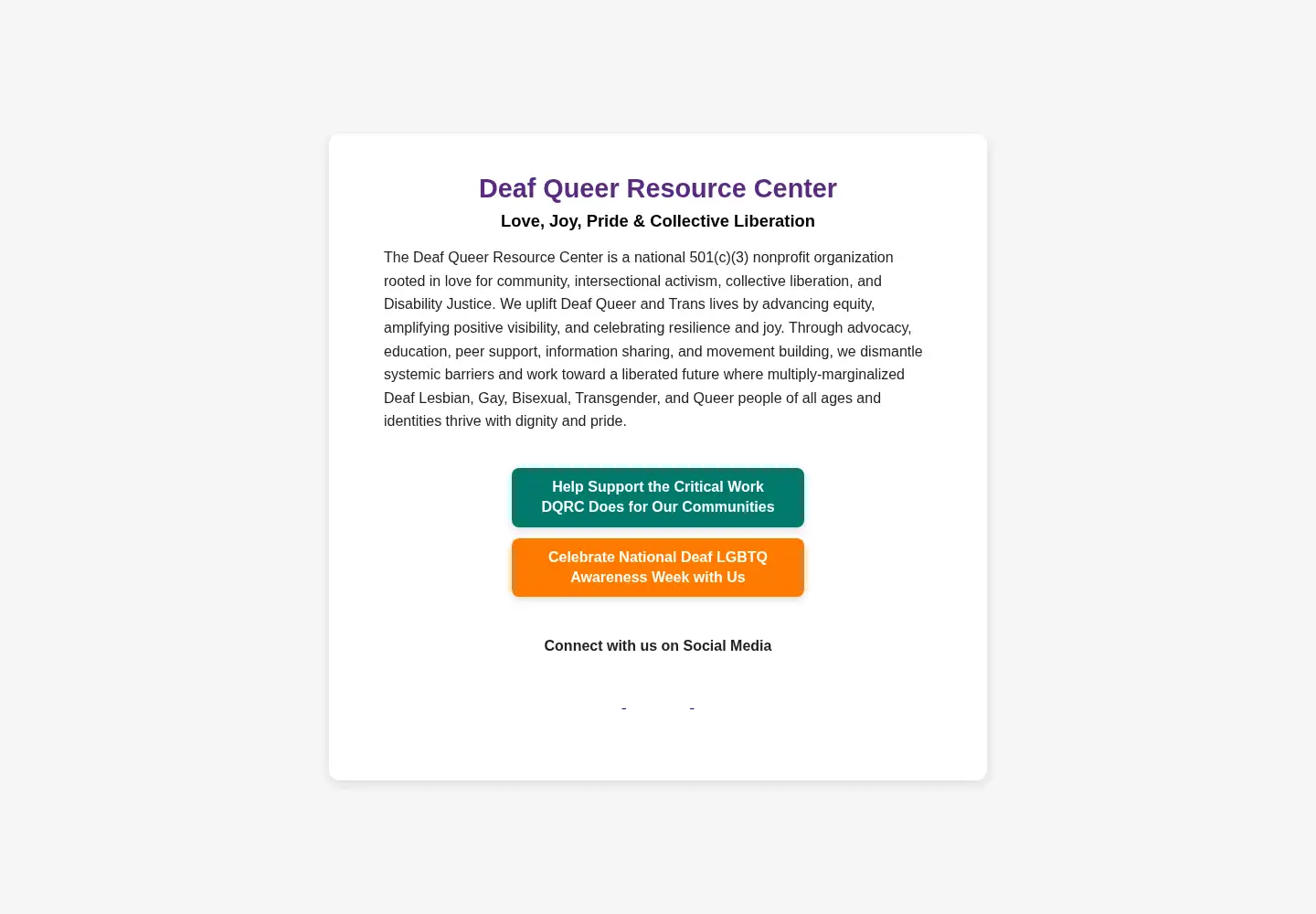 Screenshot of deafqueer.org