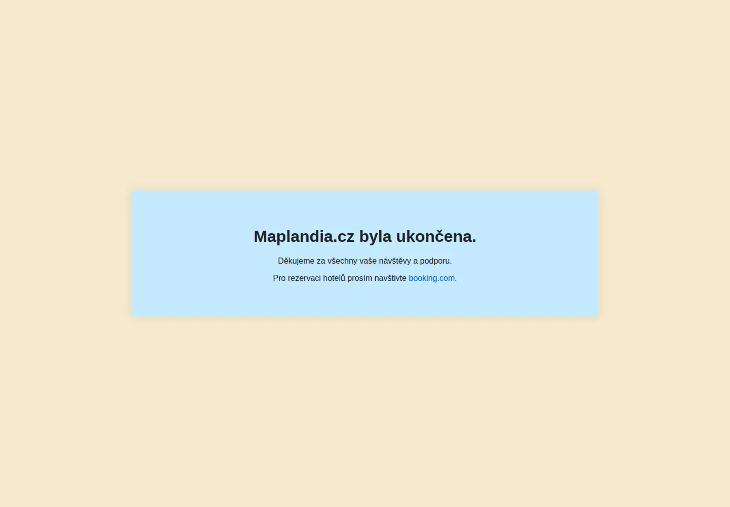 Screenshot of maplandia.cz
