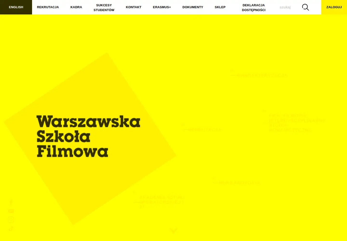 Screenshot of szkolafilmowa.pl