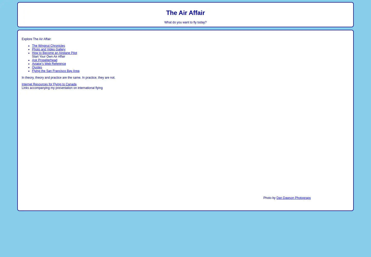 Screenshot of airaffair.com