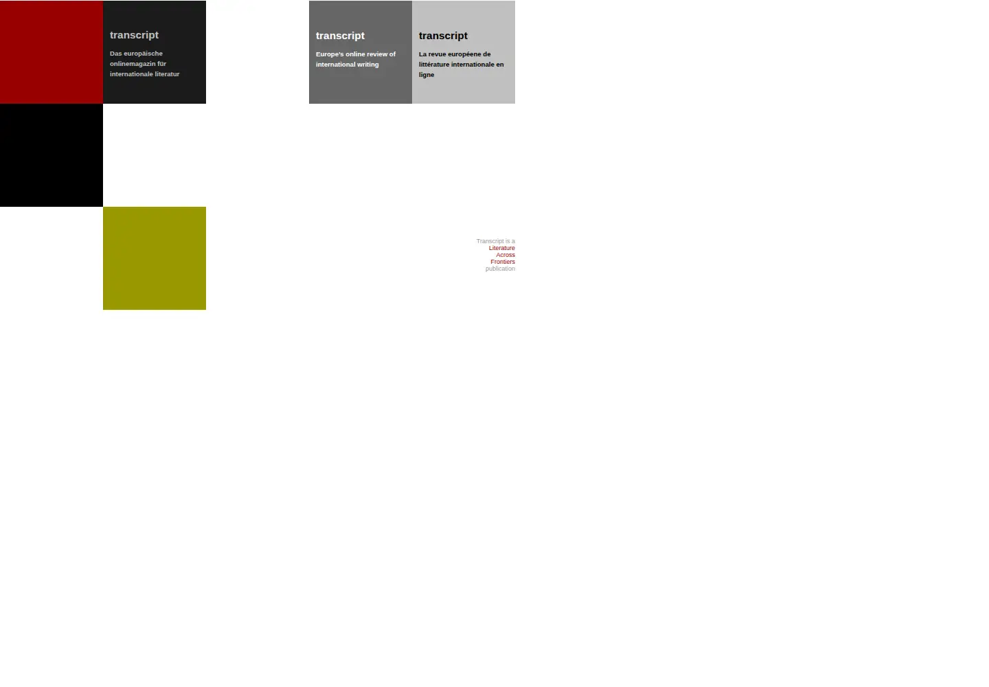 Captured homepage of transcript-review.org in the current scan