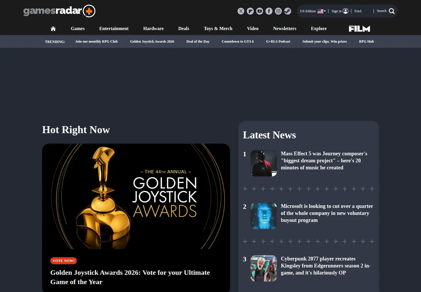 Screenshot of gamestm.co.uk