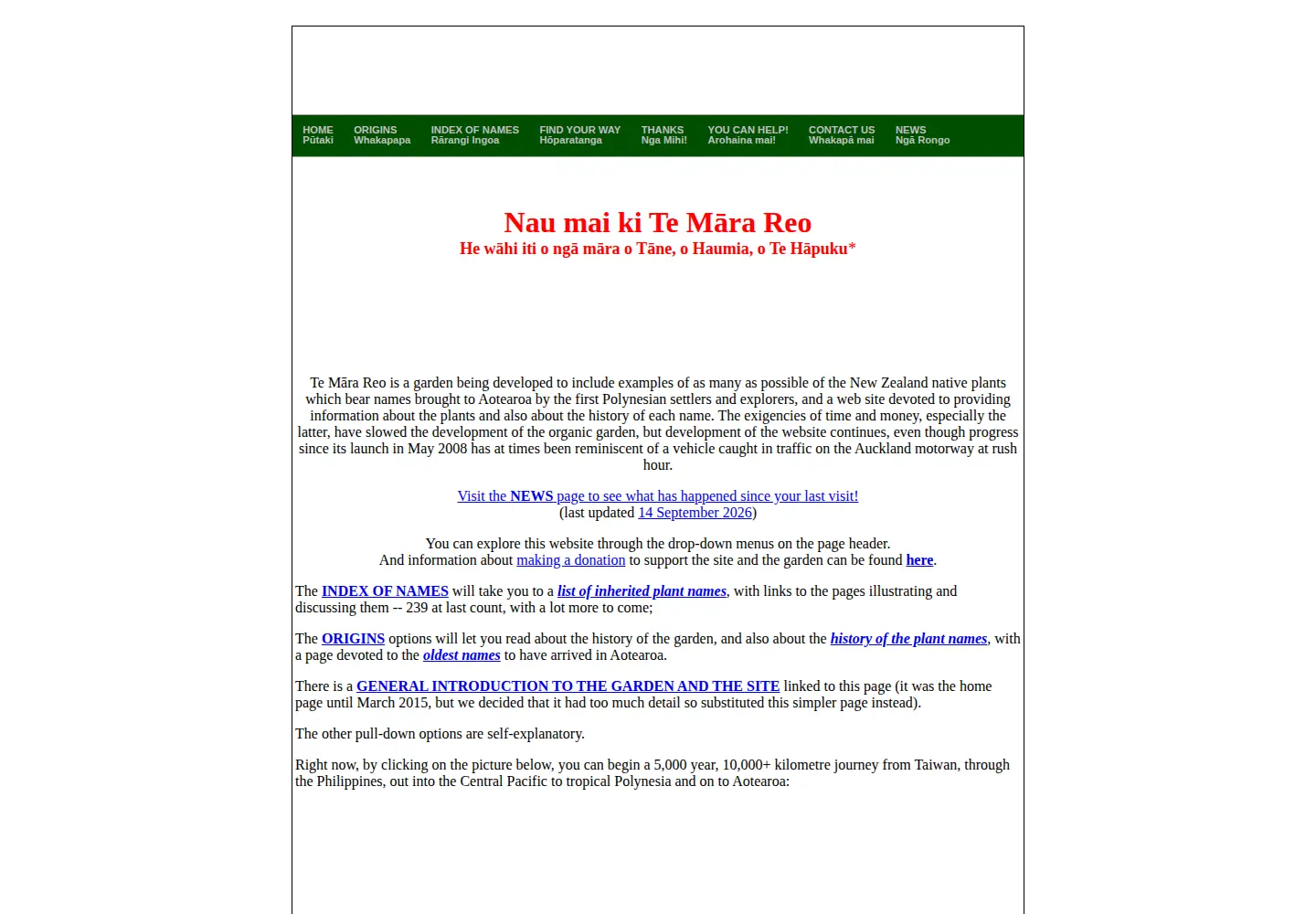 Screenshot of temarareo.org