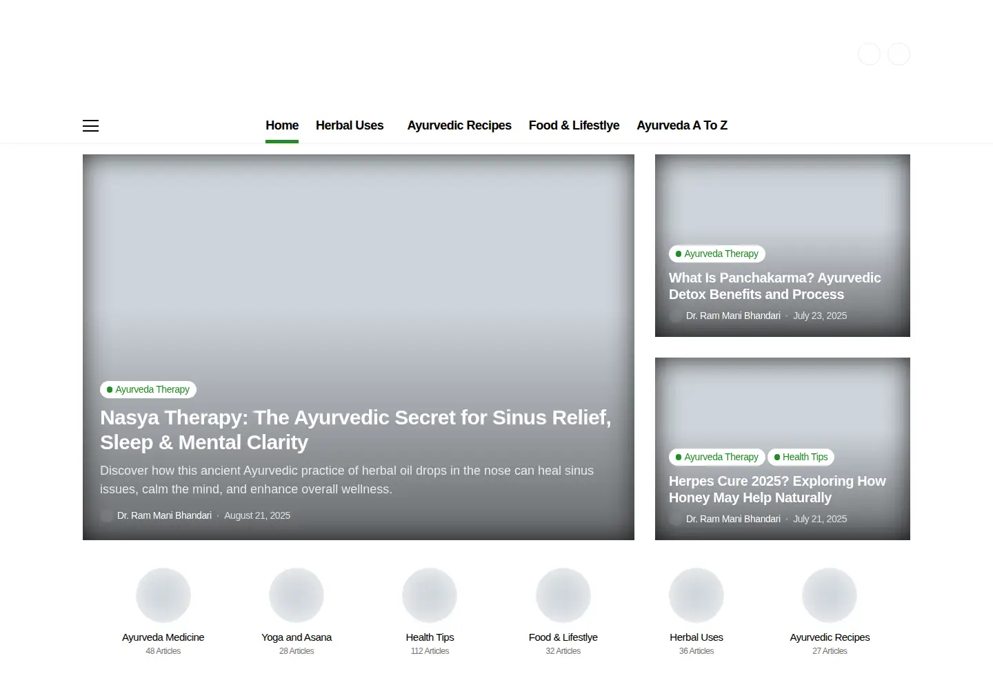 Screenshot of ayurmantra.com