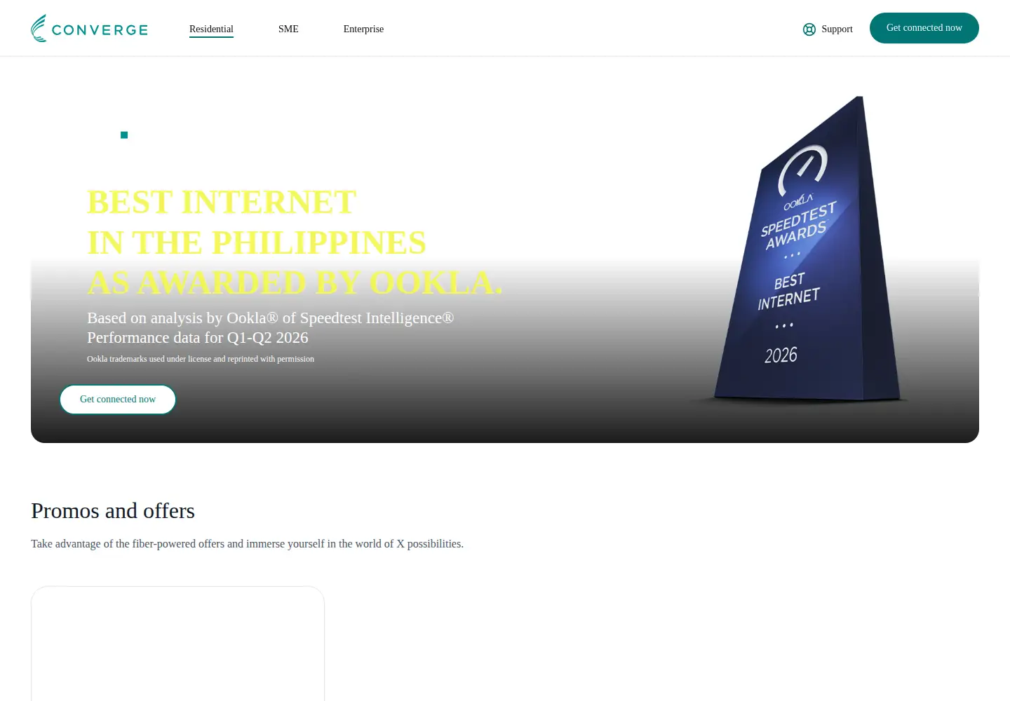 Screenshot of convergeict.com