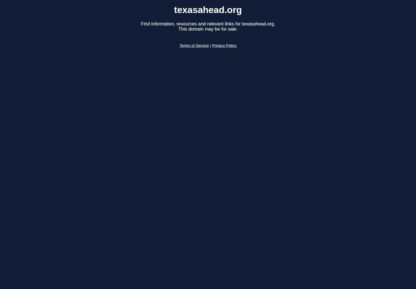 Screenshot of texasahead.org