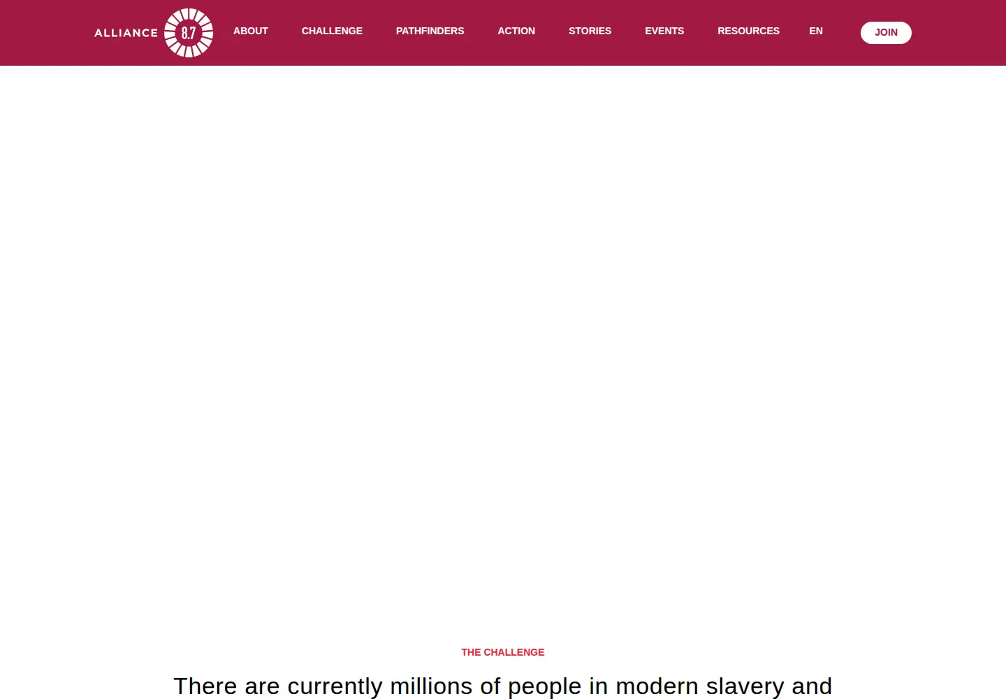 Screenshot of alliance87.org