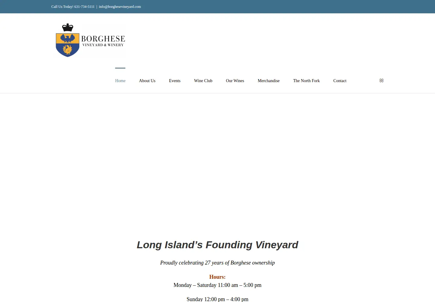 Screenshot of castellodiborghese.com