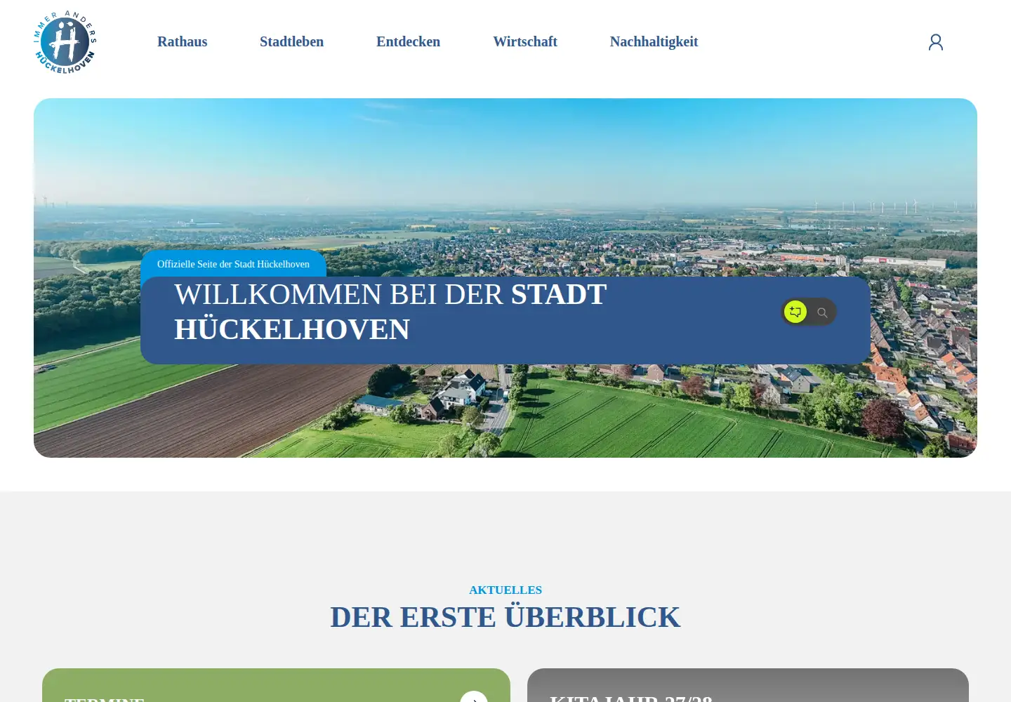 Screenshot of hueckelhoven.de