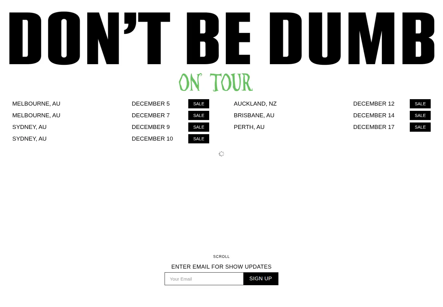Screenshot of asaprocky.com