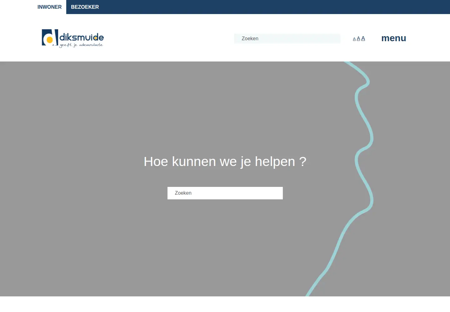 Captured homepage of diksmuide.be in the current scan