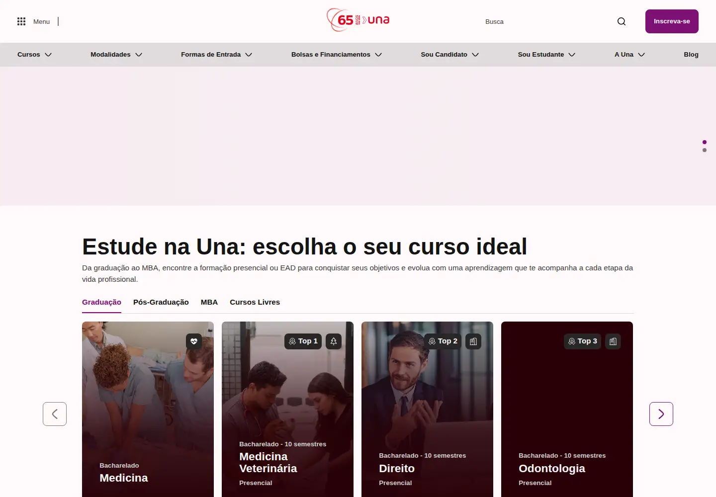 Screenshot of una.br