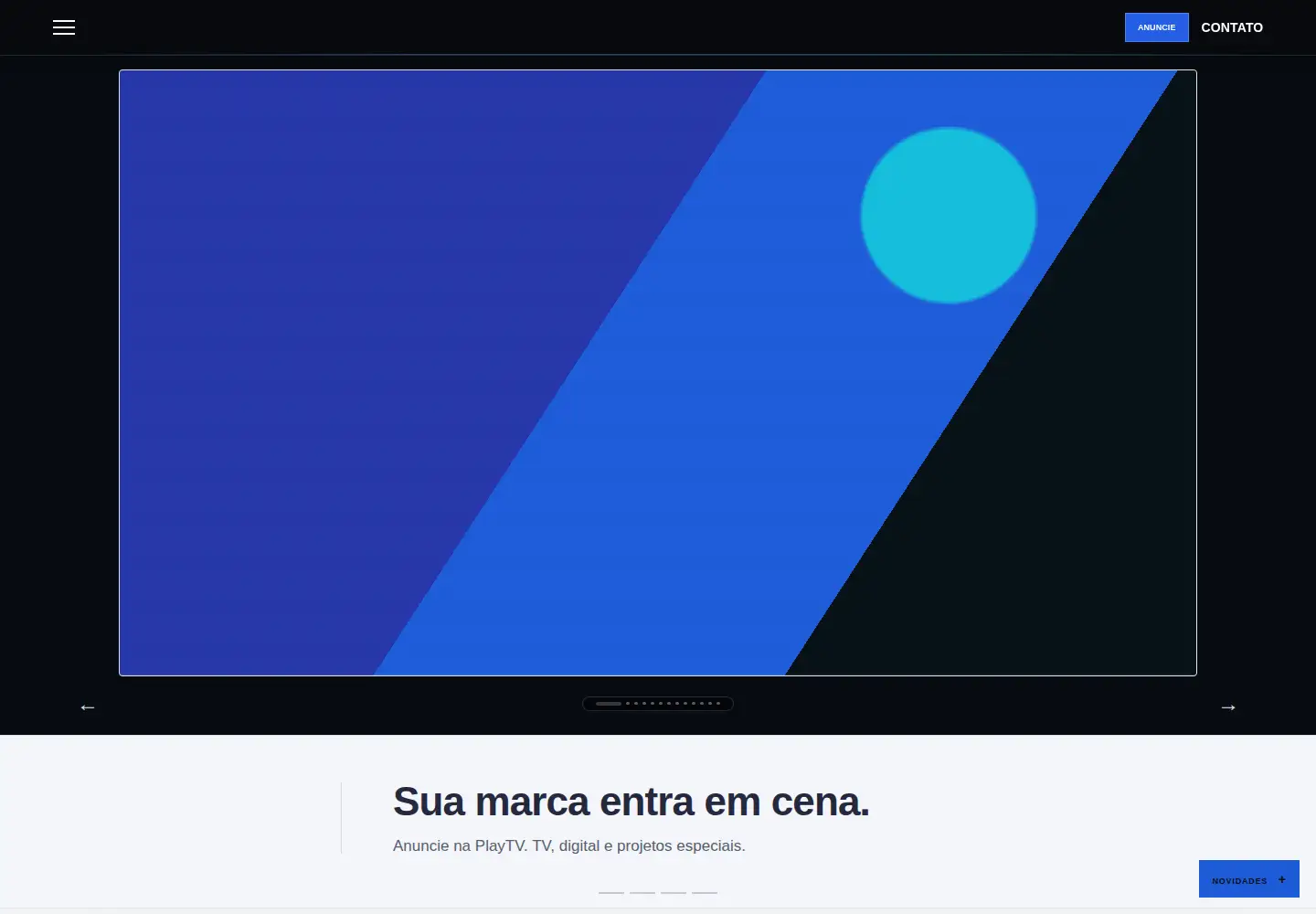Screenshot of playtv.com.br