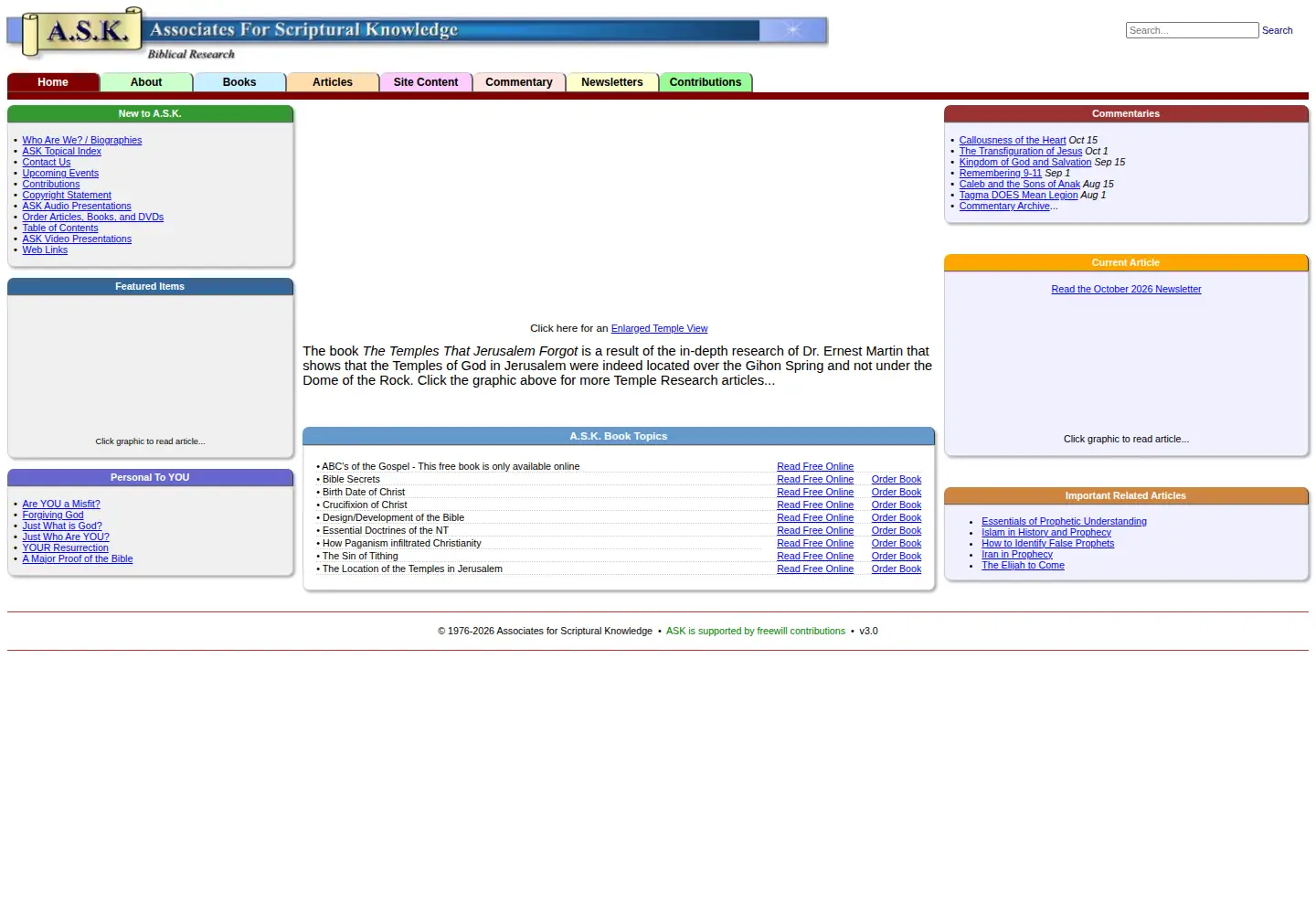 Screenshot of askelm.com