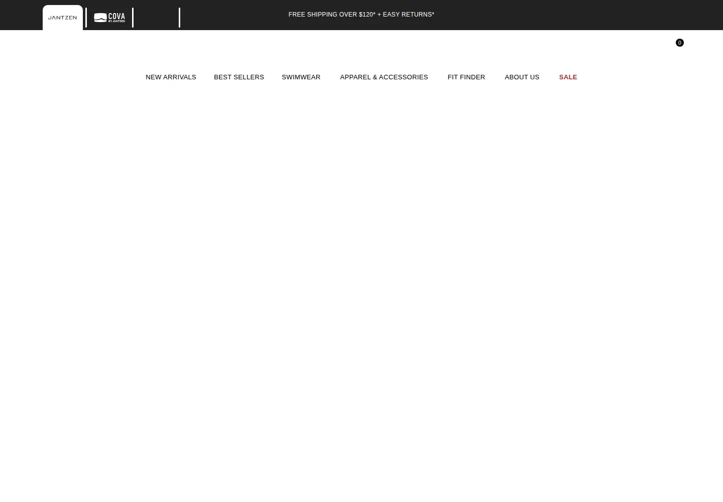 Screenshot of jantzen.com