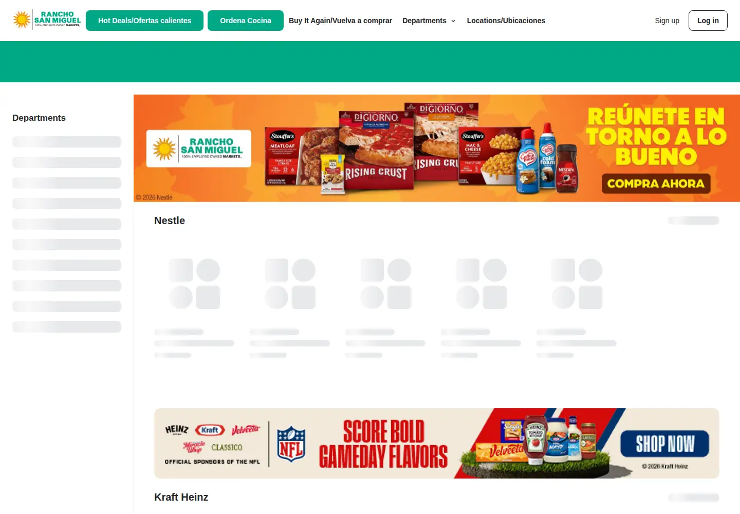 Screenshot of ranchosanmiguelmarkets.com