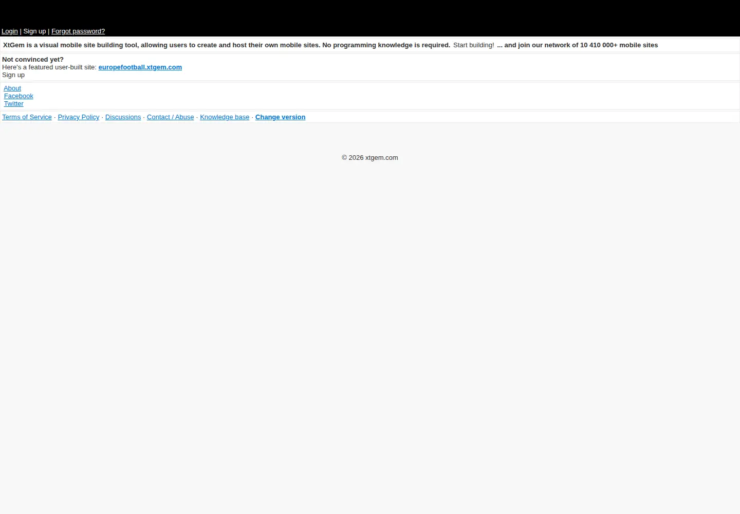Screenshot of wapgem.com