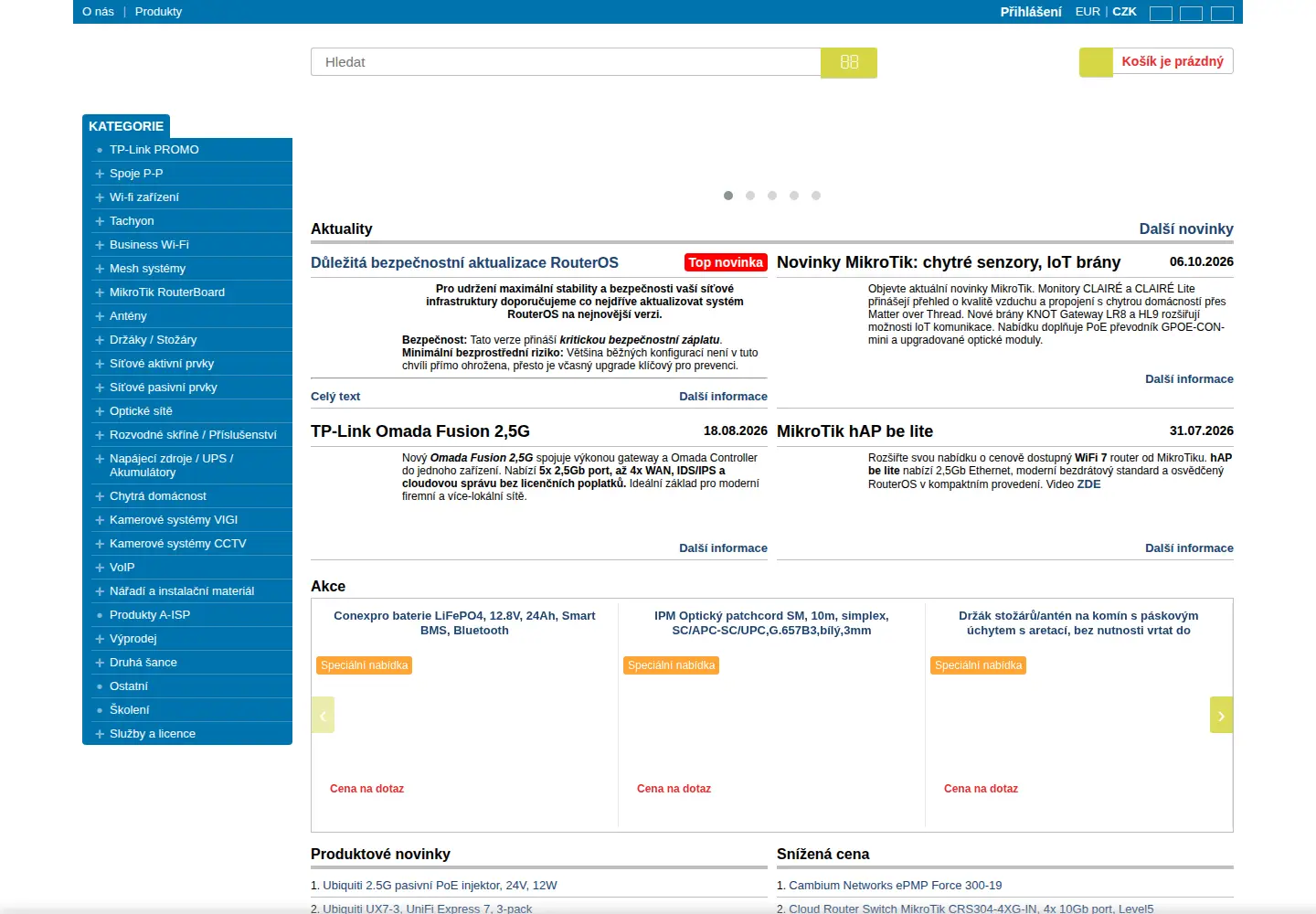 Screenshot of ipmedia.cz
