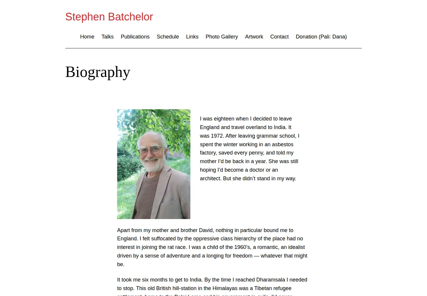 Screenshot of stephenbatchelor.org
