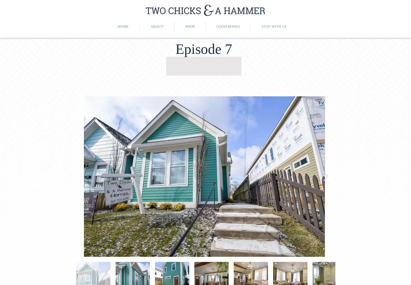 Captured homepage of 2chicksandahammer.com in the current scan
