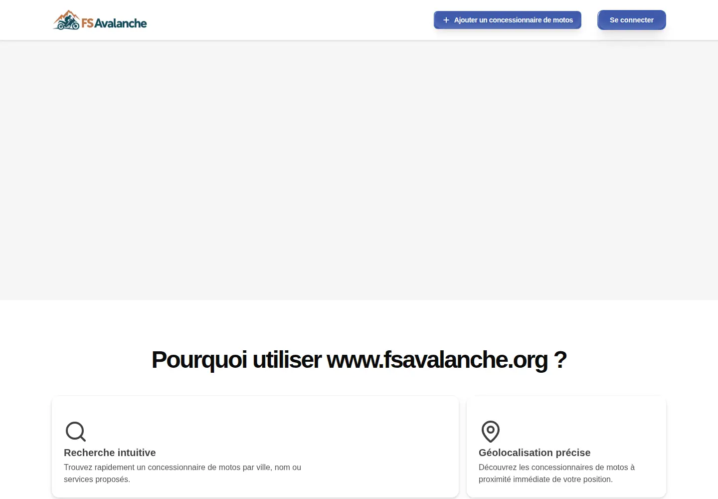 Captured homepage of fsavalanche.org in the current scan