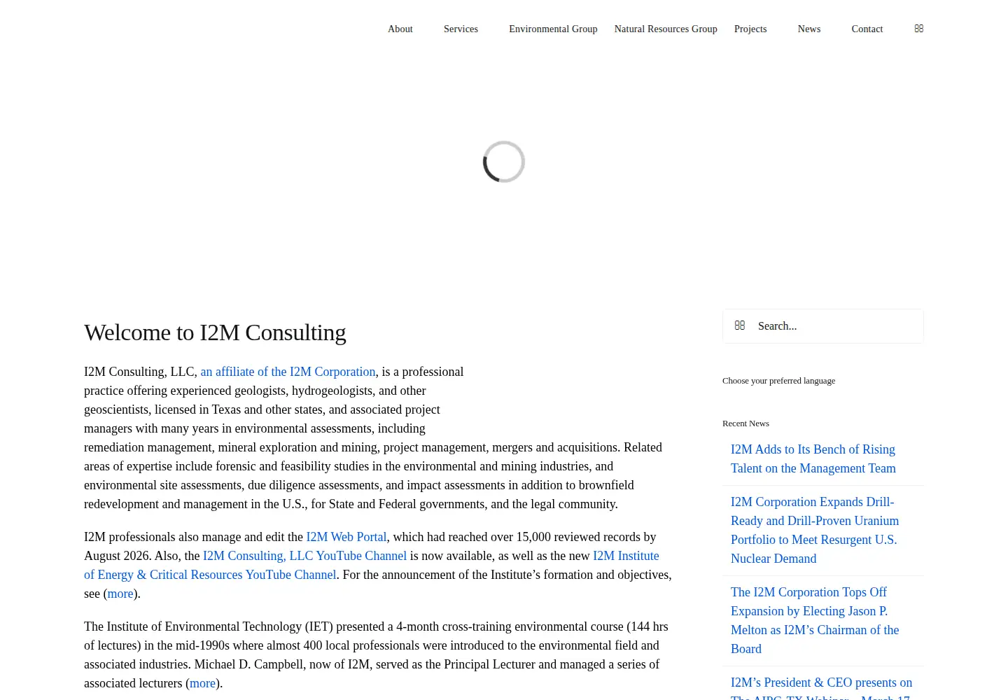 Screenshot of i2massociates.com
