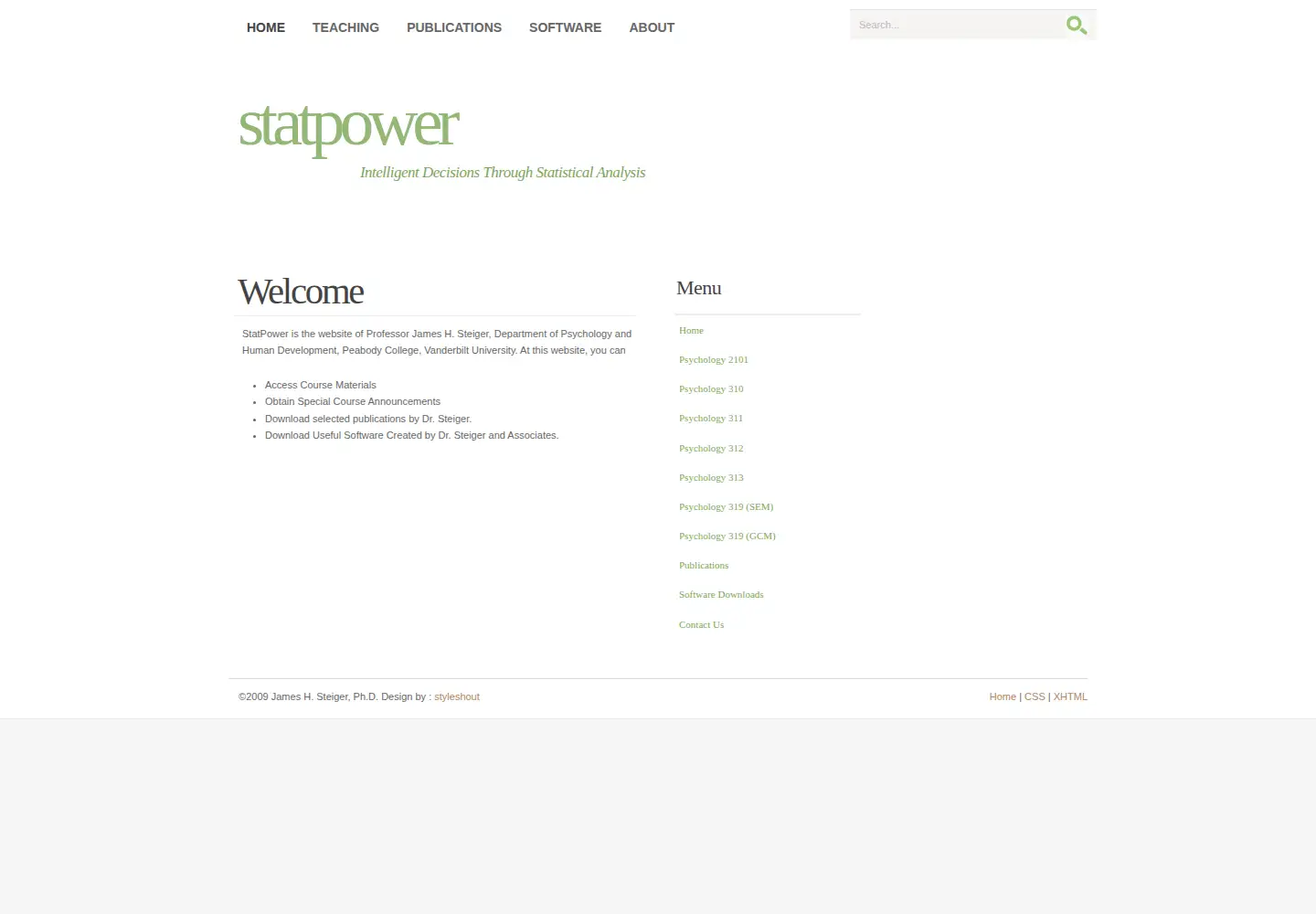 Captured homepage of statpower.net in the current scan