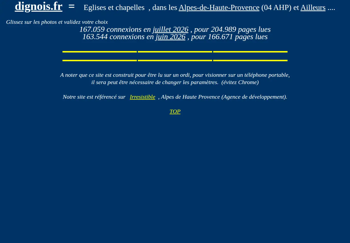 Screenshot of dignois.fr