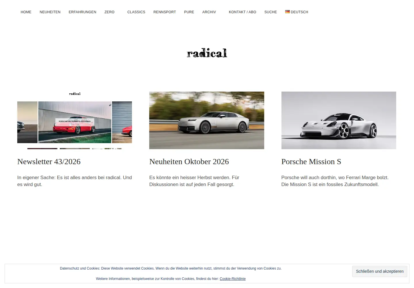 Screenshot of radical-mag.com